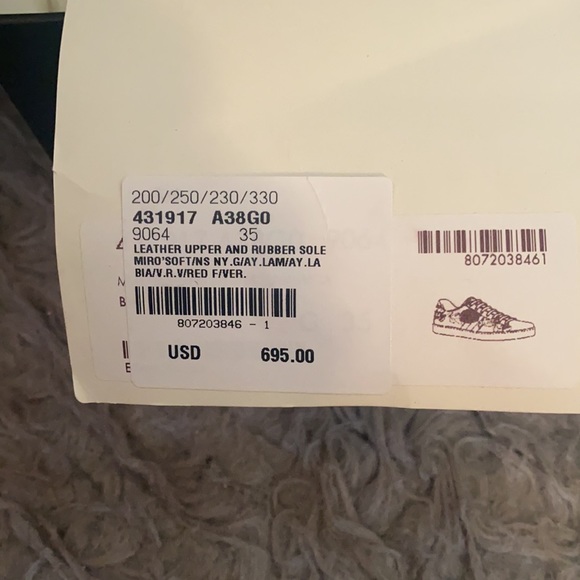 GUCCI MIRO’SOFT SHOES SIZE 35 - Picture 3 of 4